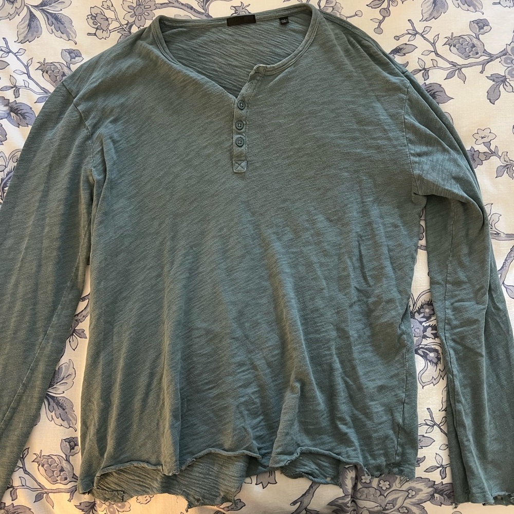 ATM Anthony Thomas Melilio Long Sleeved Henley